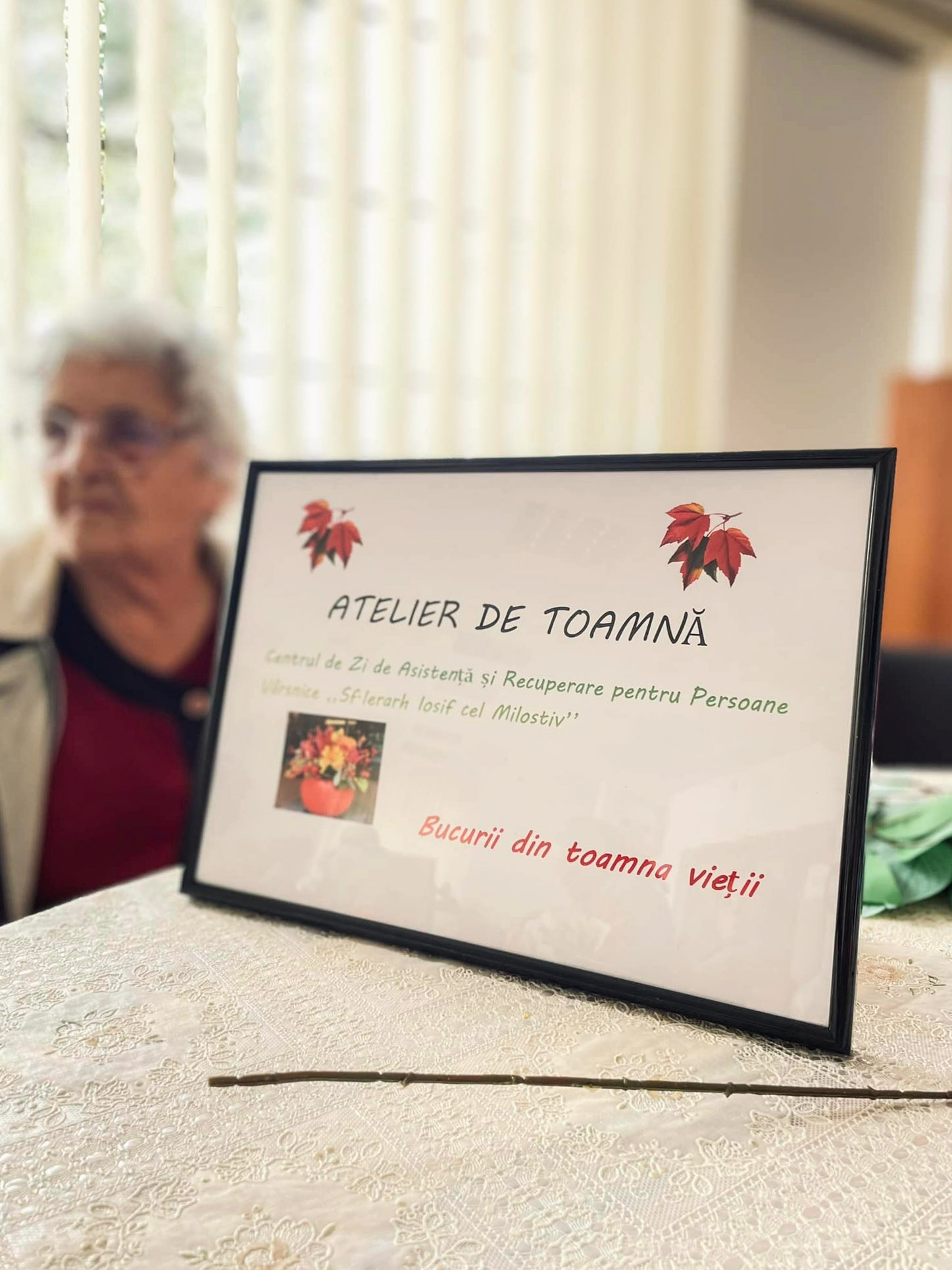 Atelier de toamnă la Centrul de zi „Sfântul Ierarh Iosif cel Milostiv”