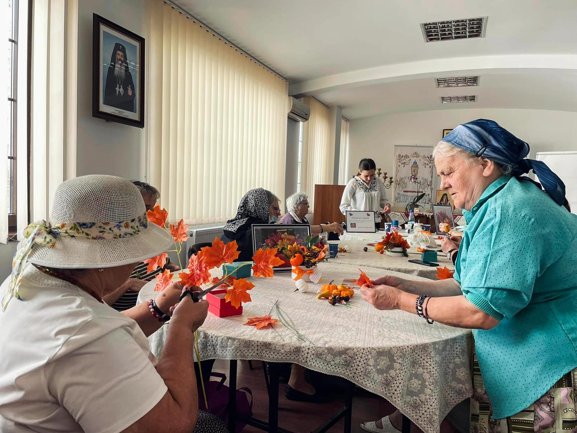 Atelier de toamnă la Centrul de zi „Sfântul Ierarh Iosif cel Milostiv”